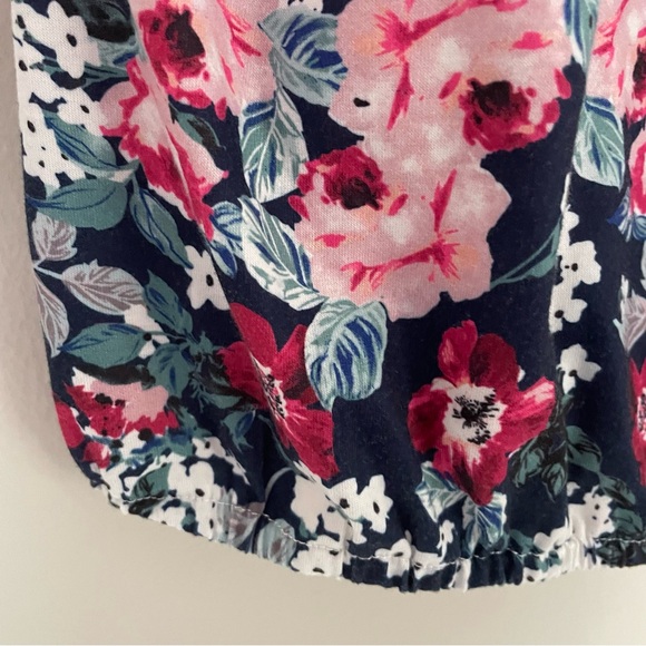 ZAVANNA Floral Women's Top Blue Red Pink White Spring Summer, Large - Picture 9 of 15